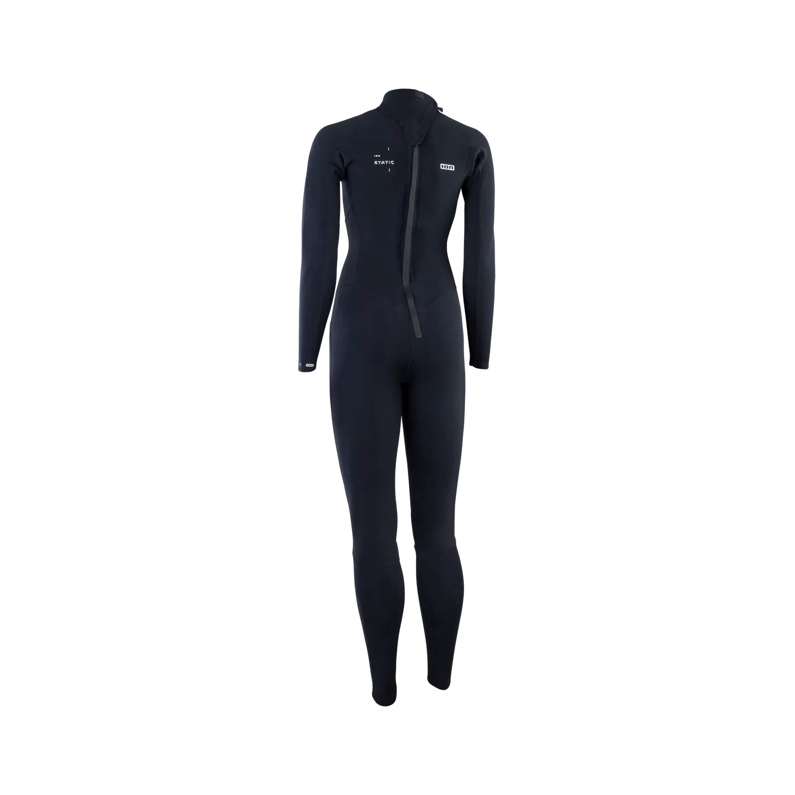 ION Static (3/2 mm) Back-Zip Våddragt Dame – Sort