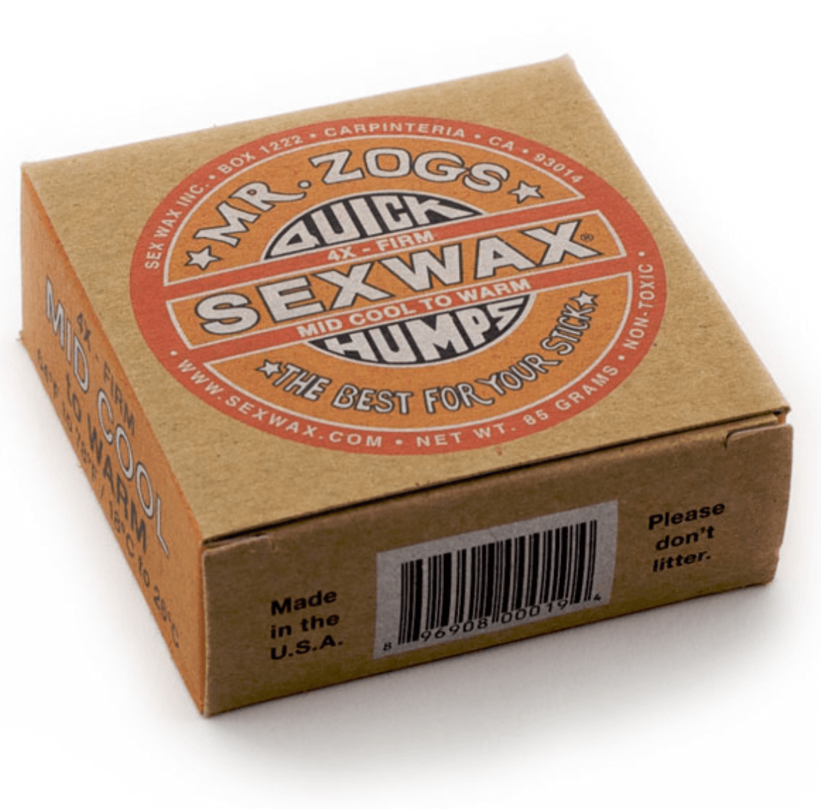 Sex Wax Quick Humps Mid Cool To Warm (18-26 °C)
