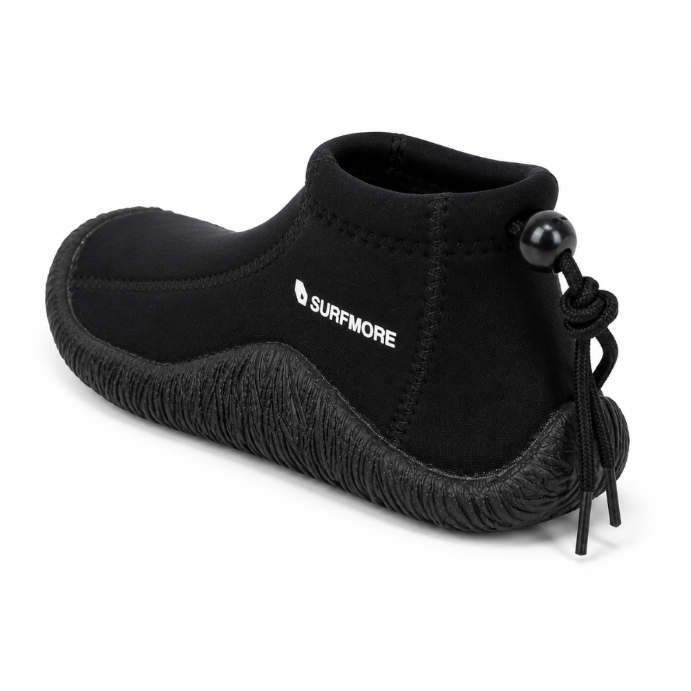 SURFMORE Neopren Sko (3mm) - Sort - Detaljer