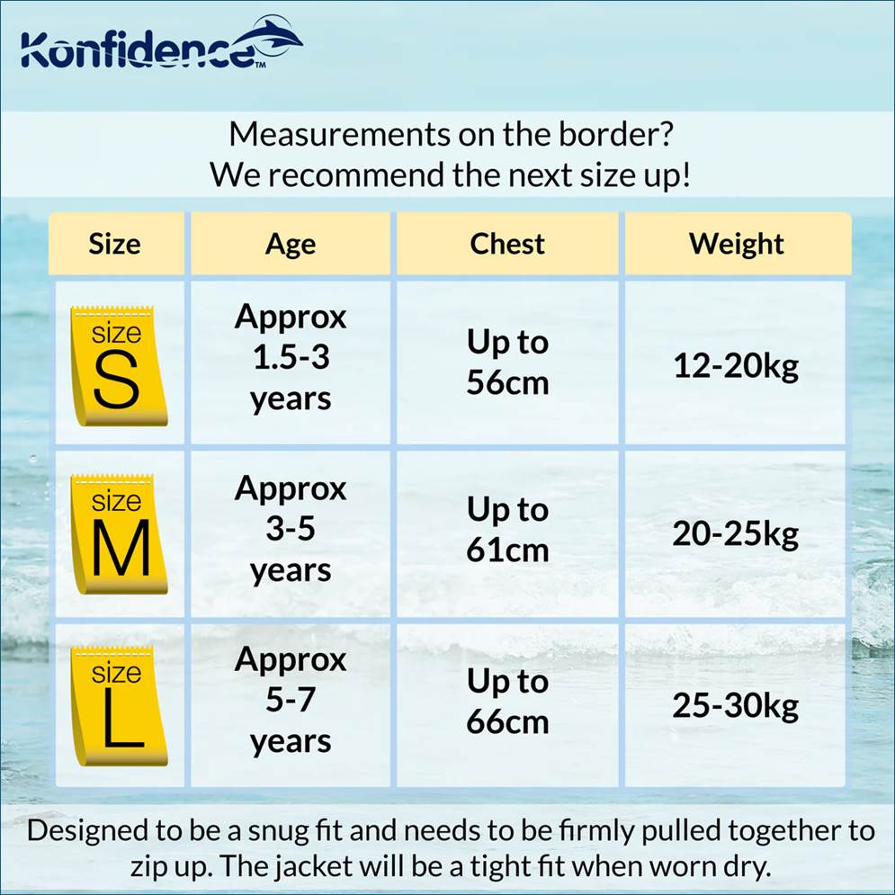 Konfidence Original svømmevest til børn - Rød