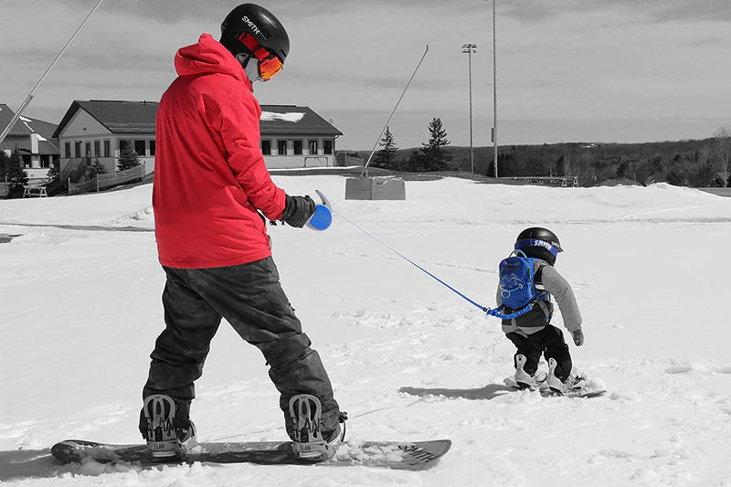 MDXOne Snowboard- og skiseler med rygsæk til børn - Blå