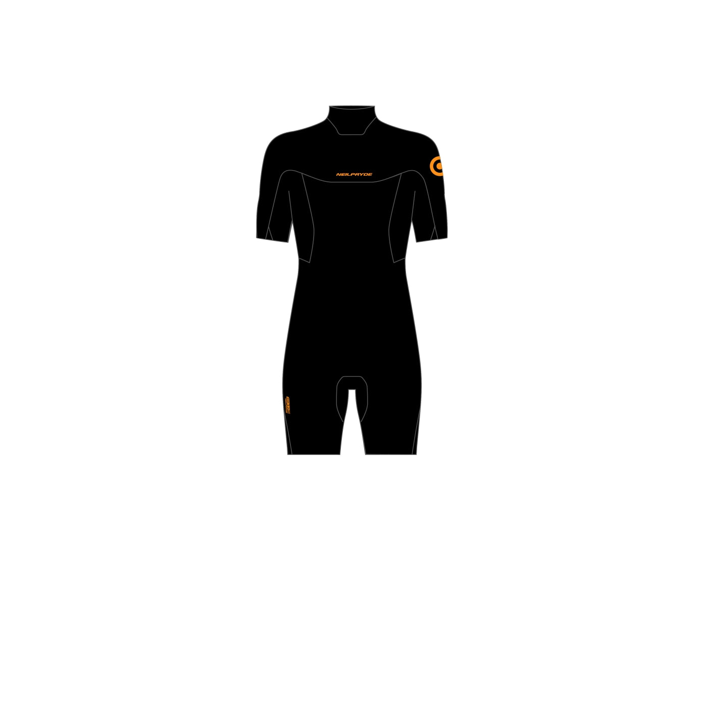 Neilpryde Rise S/S Shorty BZ våddragt til herrer (2/2 mm) - Sort 52 (L)