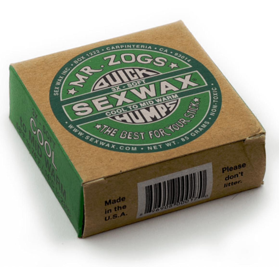 Sex Wax Quick Humps Cool To Mid Warm (14-23 °C)