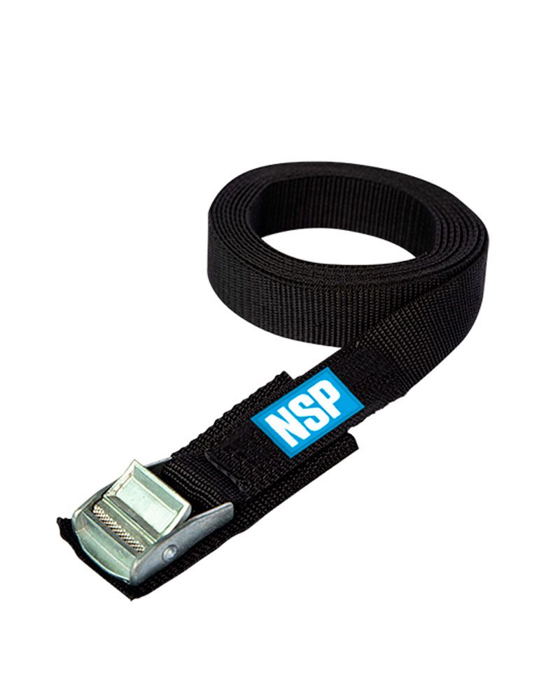 NSP Tie Down Strap Spænderemme 15’7" / 475 Cm (Par) - Sort