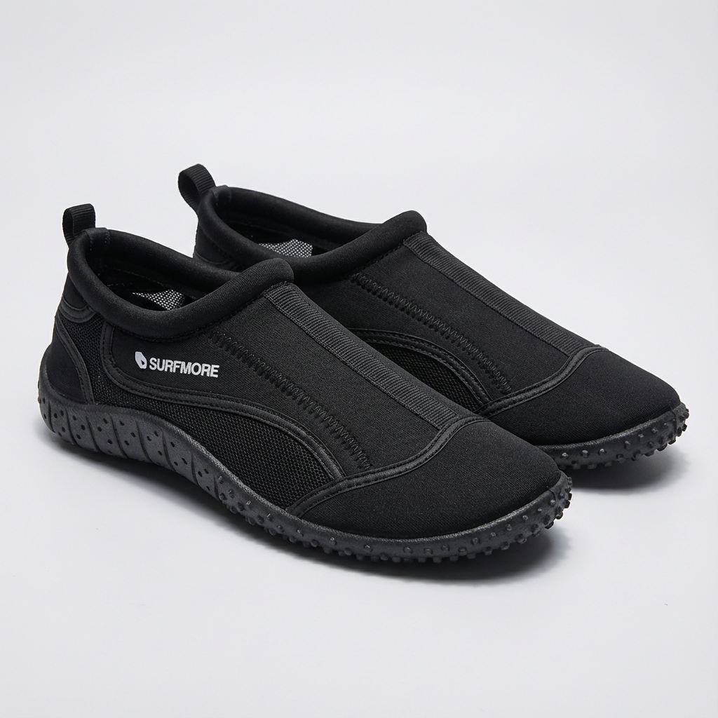 SURFMORE Neopren Badesko (2 mm) i Sort