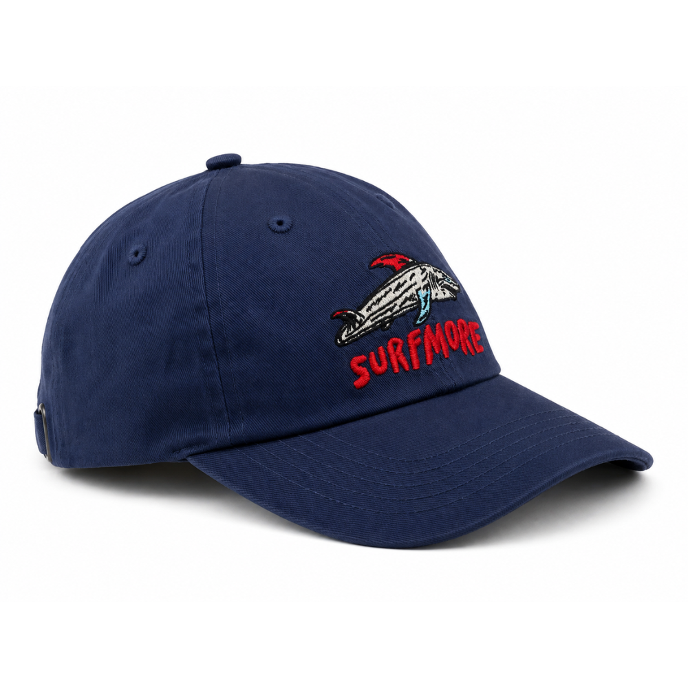 SURFMORE Fish Cap - Navy - Front med logo