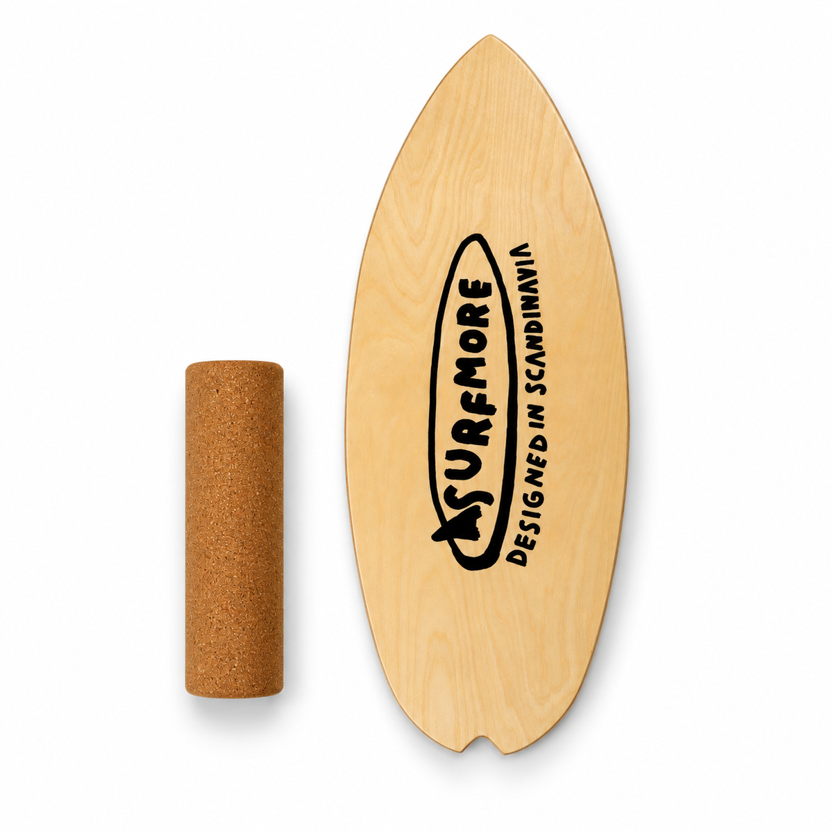 SURFMORE Fishtail Balansebrett - Natural